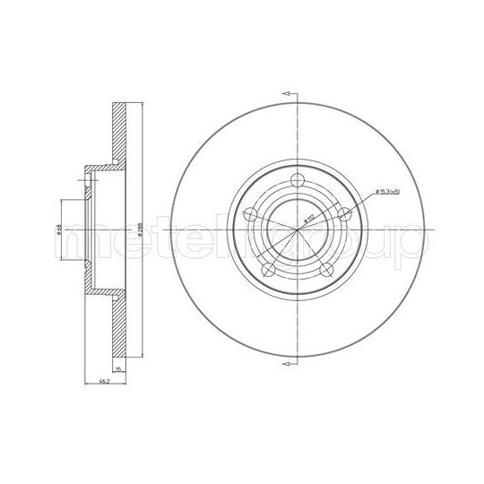 23-0263 - Bromsskiva 