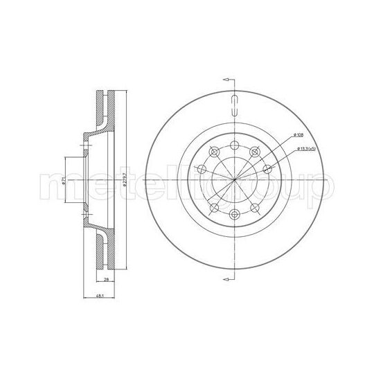 23-0887C - Brake Disc 