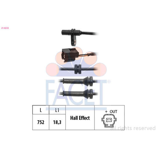 21.0232 - Sensor, wheel speed 