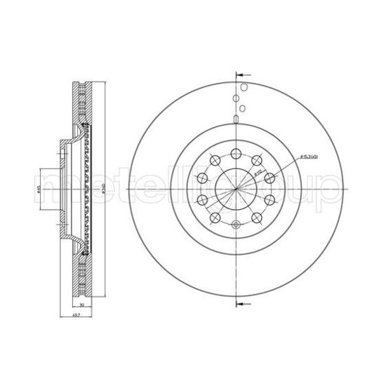 23-1243C - Brake Disc 