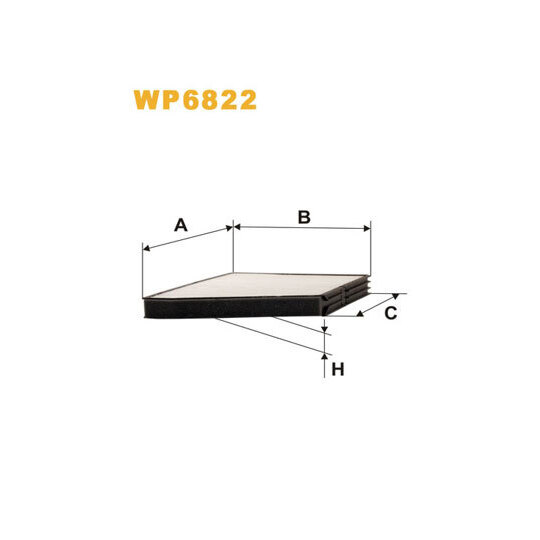 WP6822 - Filter, interior air 