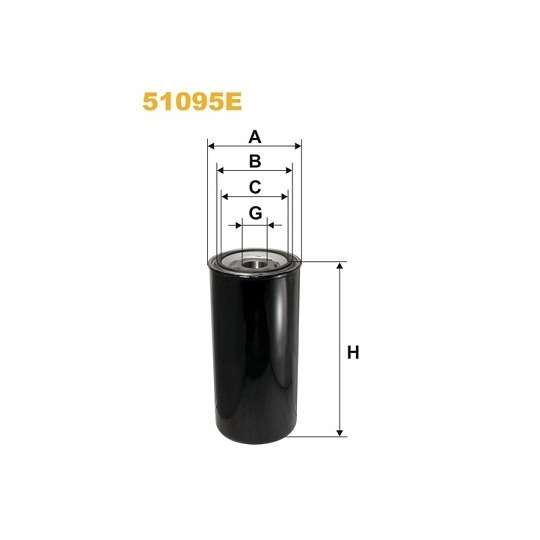 51095E - Oil filter 