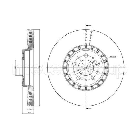 23-0974C - Brake Disc 