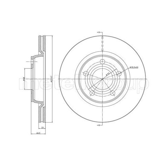 23-0468C - Brake Disc 