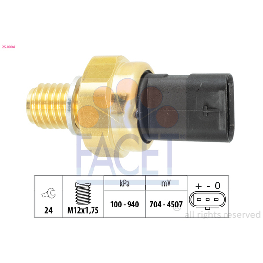 25.0004 - Sensor, oil pressure 