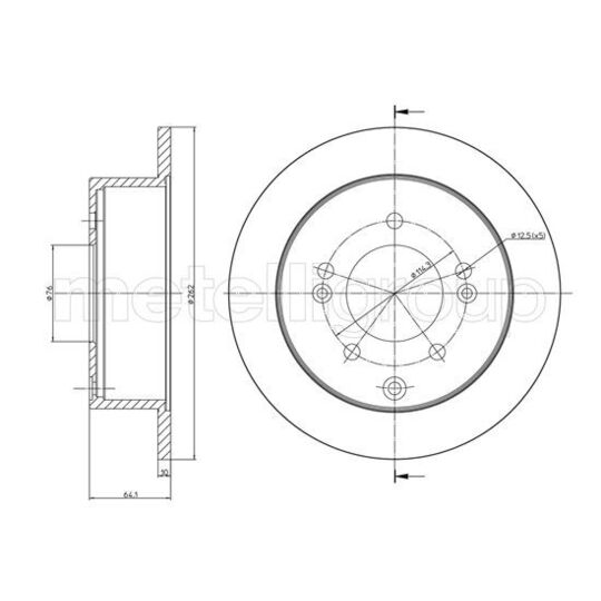 23-1307C - Brake Disc 