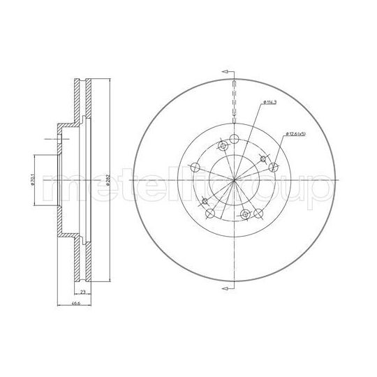 23-0503C - Brake Disc 