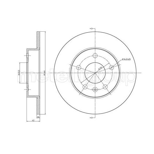 23-0489C - Brake Disc 