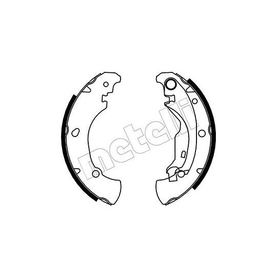 53-0076 - Brake Shoe Set 