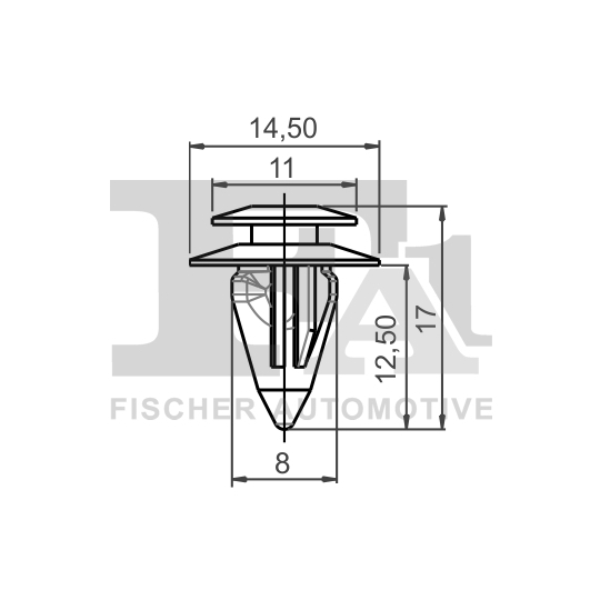 74-40018.5 - Clip, trim/protection strip 