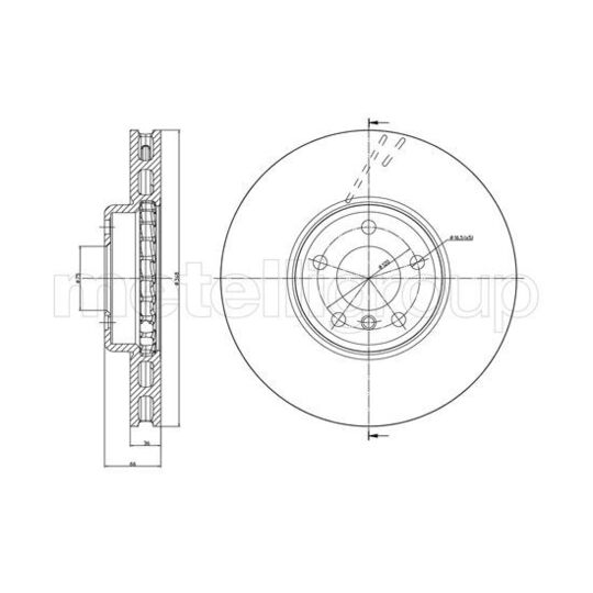 23-1327C - Brake Disc 