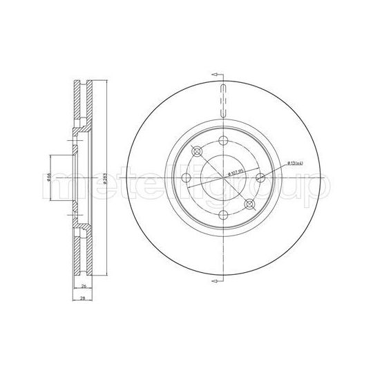 23-0454 - Brake Disc 