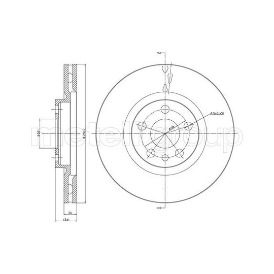 23-0338 - Brake Disc 