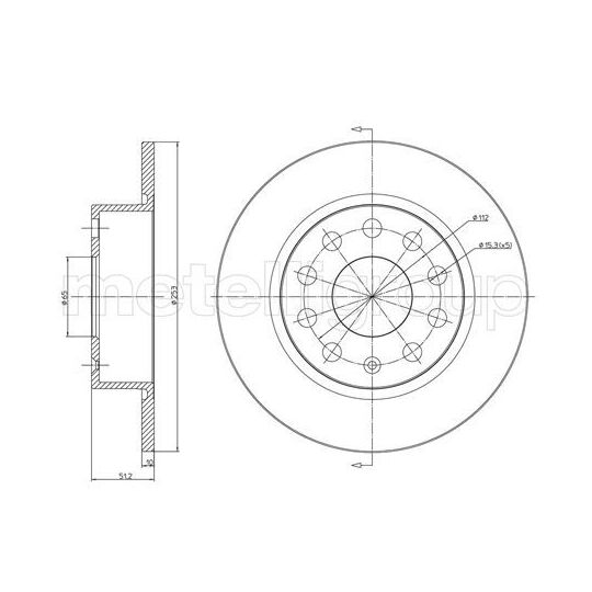 23-0724C - Brake Disc 