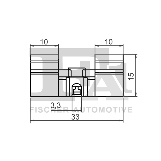 55-40005.5 - Fästclips, rutor 