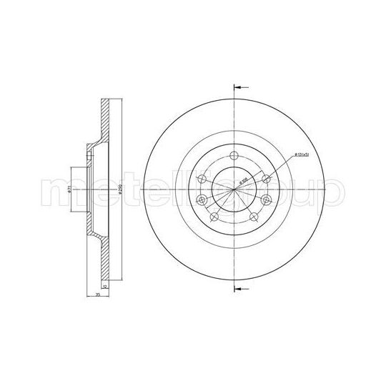 23-0795C - Brake Disc 