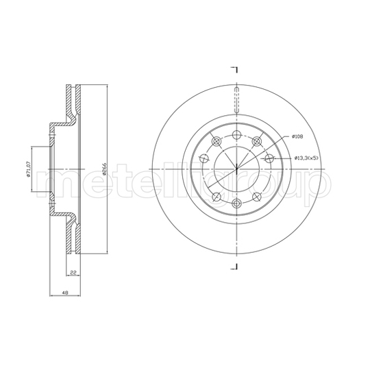 23-1765C - Brake Disc 