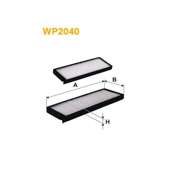 WP2040 - Filter, interior air 