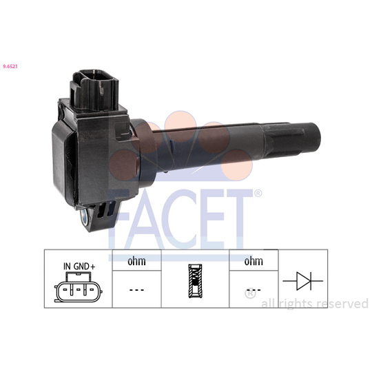 9.6521 - Ignition coil 