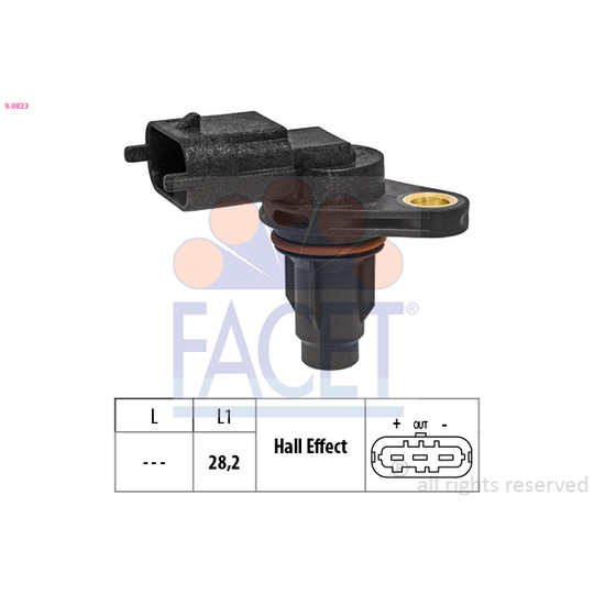 9.0833 - Sensor, camshaft position 