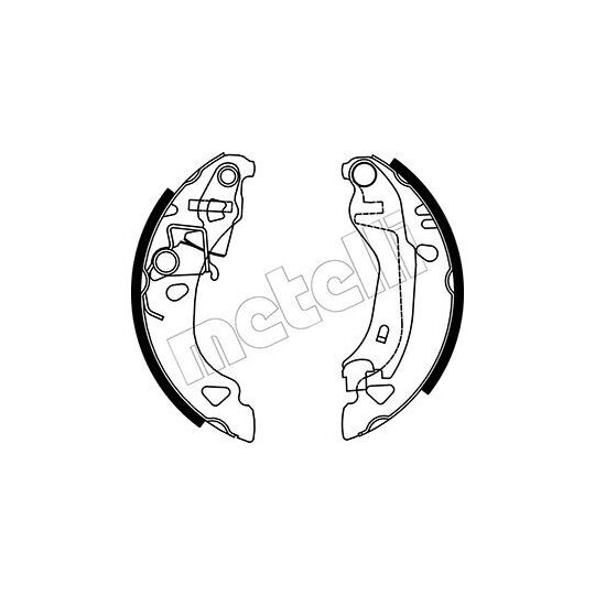 53-0070 - Brake Shoe Set 