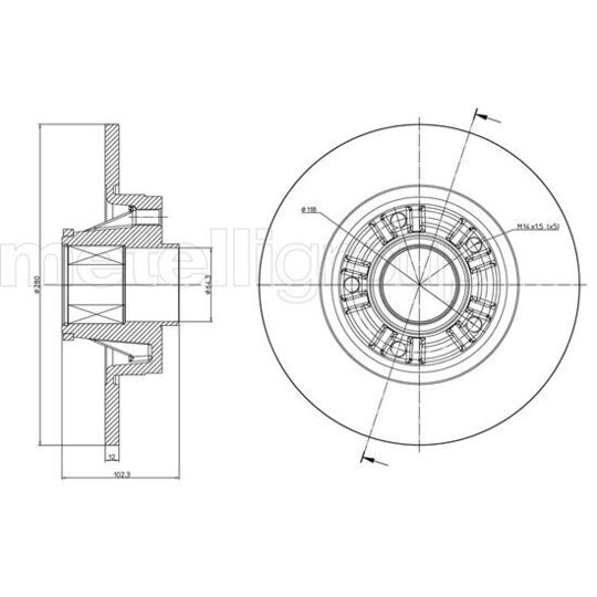 23-0844 - Brake Disc 