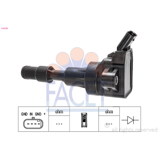 9.6538 - Ignition coil 