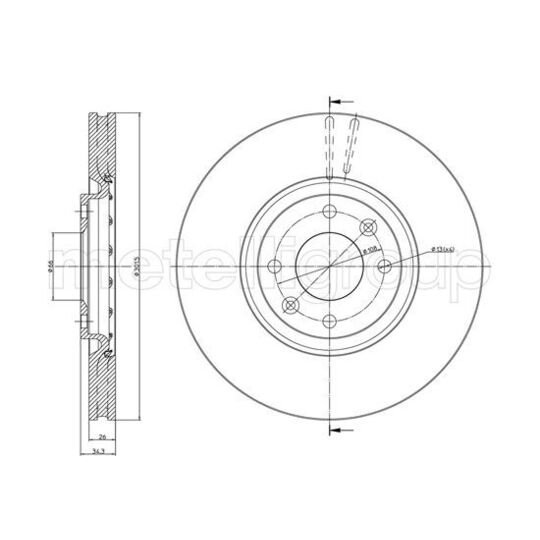 23-0985C - Brake Disc 