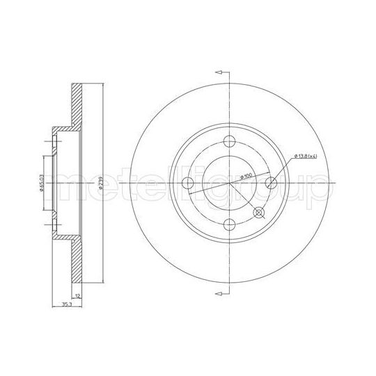 23-0053 - Brake Disc 