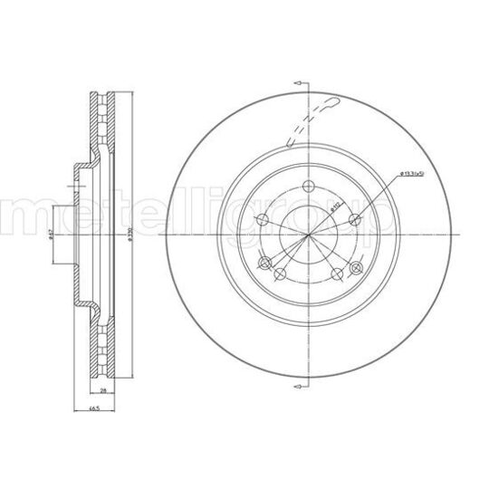 23-1035C - Brake Disc 