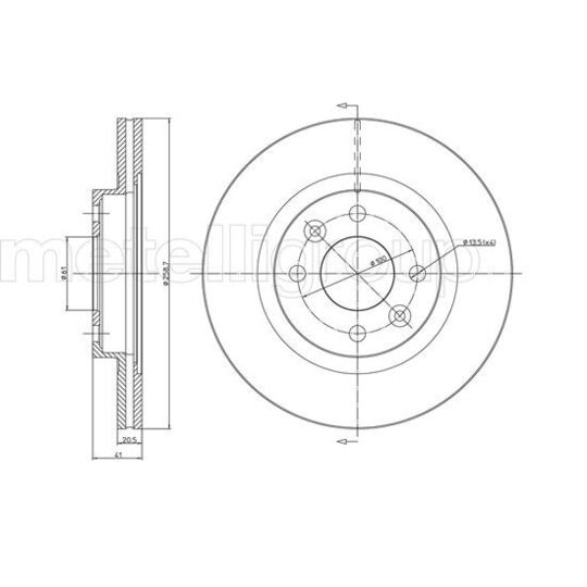 23-0549C - Brake Disc 