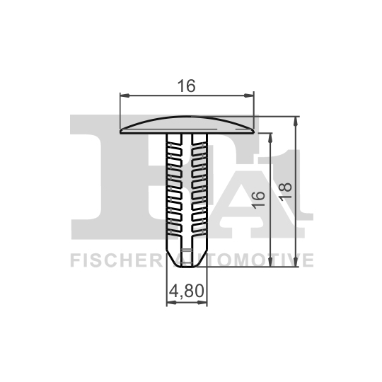 52-10001.5 - Clip, trim/protection strip 