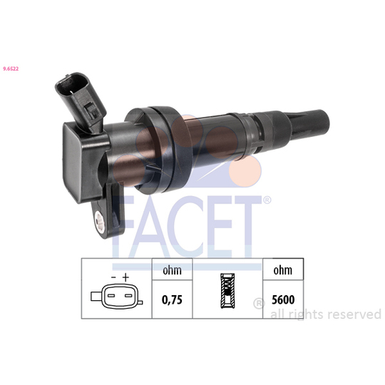 9.6522 - Ignition coil 