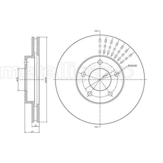 23-1036C - Brake Disc 