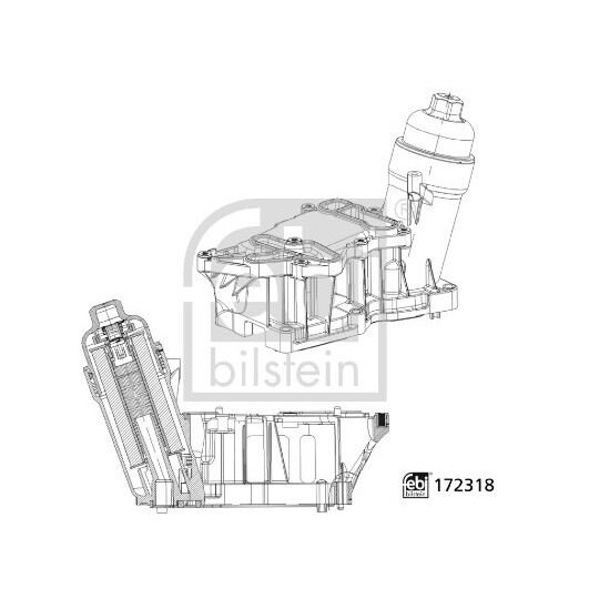 172318 - Housing, oil filter 