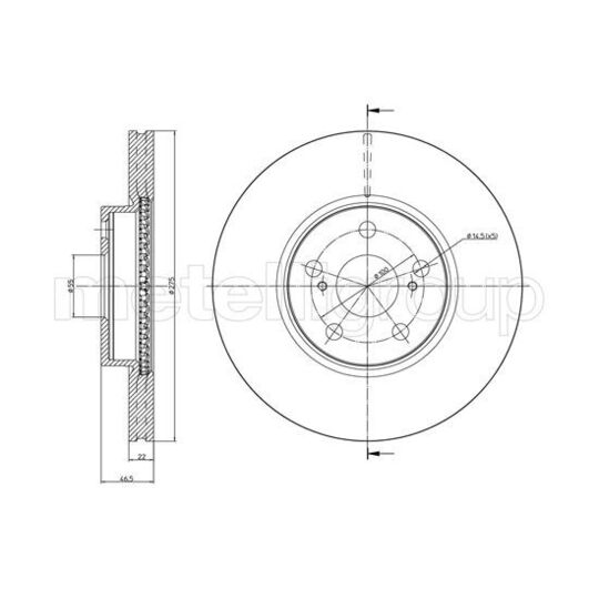 23-1308C - Brake Disc 