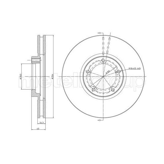 23-0459 - Brake Disc 