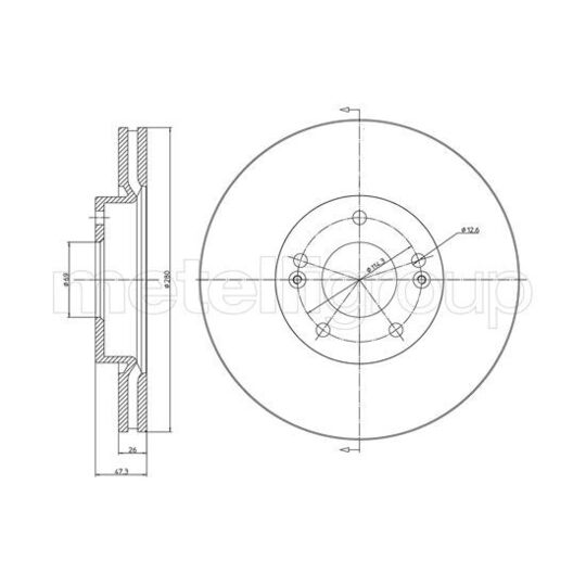 23-0927C - Brake Disc 