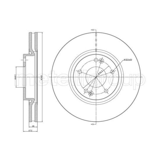 23-0925C - Brake Disc 