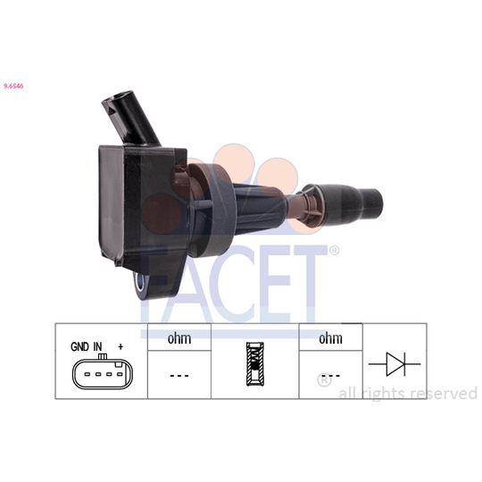 9.6546 - Ignition coil 