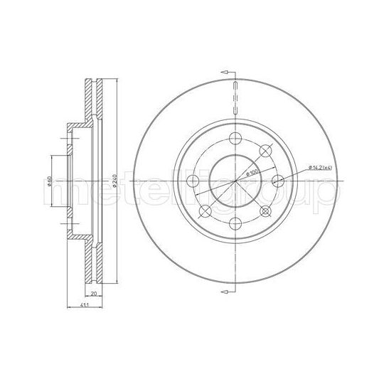 23-0569C - Brake Disc 