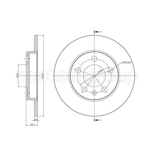 23-0742C - Brake Disc 