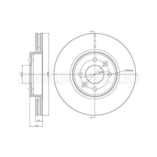 23-0517C - Brake Disc 