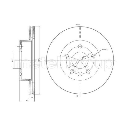 23-0416 - Brake Disc 