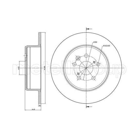 23-0971C - Brake Disc 