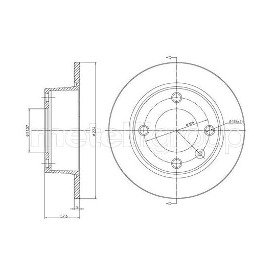 23-0319 - Brake Disc 