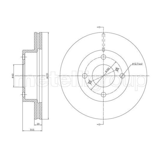 23-1267 - Brake Disc 