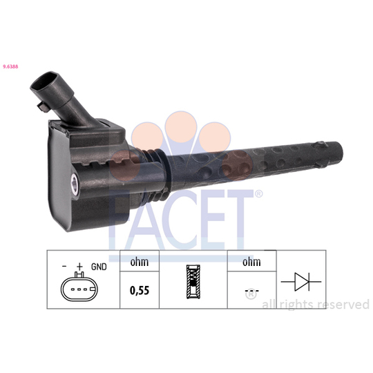 9.6388 - Ignition coil 