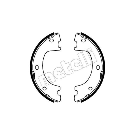 53-0249 - Brake Shoe Set, parking brake 