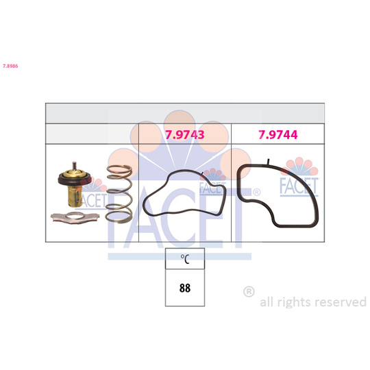 7.8986 - Termostaat, Jahutusvedelik 